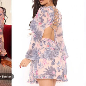 Fashion Nova Ruffle Mini Dress​​​